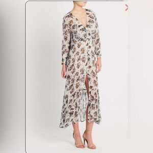 IRO WILLOW DRESS - YELLOW Sz 34 FR